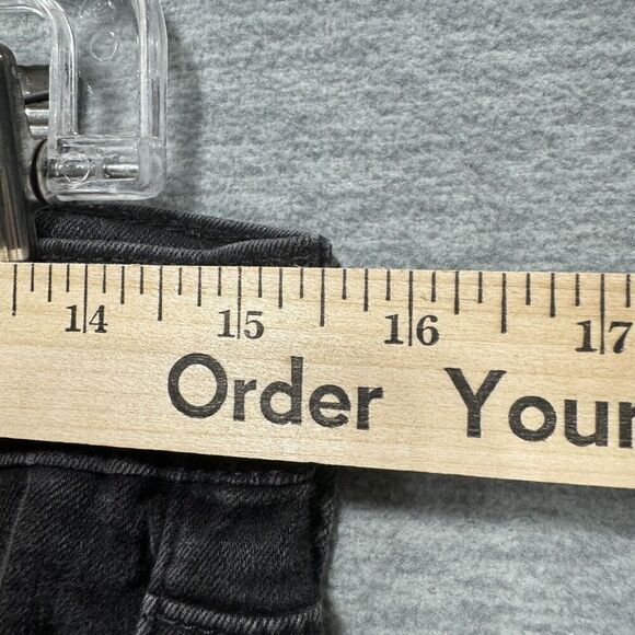 Lucky Brand Jeans Women 6/28 Black MidRise Brooke Straight Denim Comfort Stretch - Picture 8 of 13